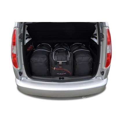SKODA ROOMSTER 2006-2015 TORBY DO BAGAŻNIKA 4 SZT
