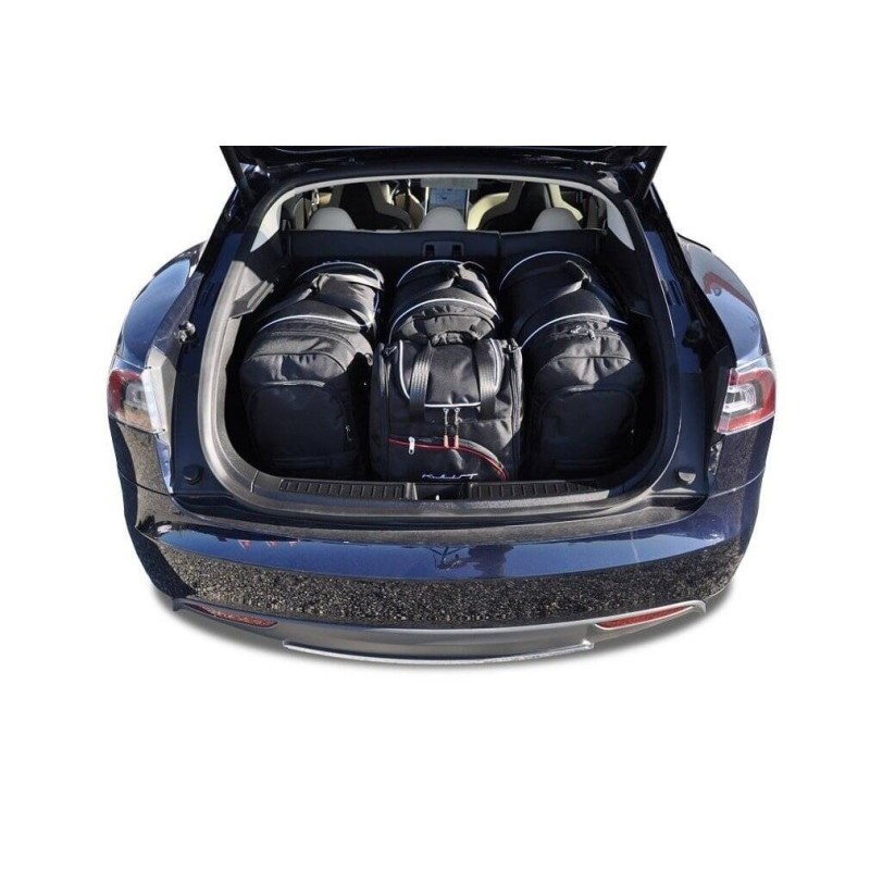TESLA MODEL S EV 2012-2016 TORBY DO BAGAŻNIKA 4 SZT TESLA MODEL S EV 2012-2016 TORBY DO BAGAŻNIKA 4 SZT