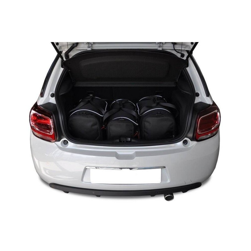 CITROEN DS3 HATCHBACK 2009-2016 TORBY DO BAGAŻNIKA 3 SZT CITROEN DS3 HATCHBACK 2009-2016 TORBY DO BAGAŻNIKA 3 SZT