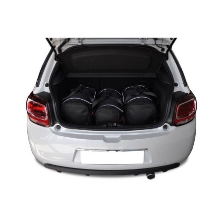 CITROEN DS3 HATCHBACK 2009-2016 TORBY DO BAGAŻNIKA 3 SZT