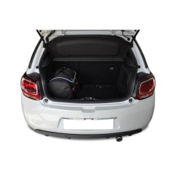 CITROEN DS3 HATCHBACK 2009-2016 TORBY DO BAGAŻNIKA 3 SZT
