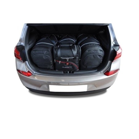 HYUNDAI i30 HATCHBACK 2017+ TORBY DO BAGAŻNIKA 4 SZT