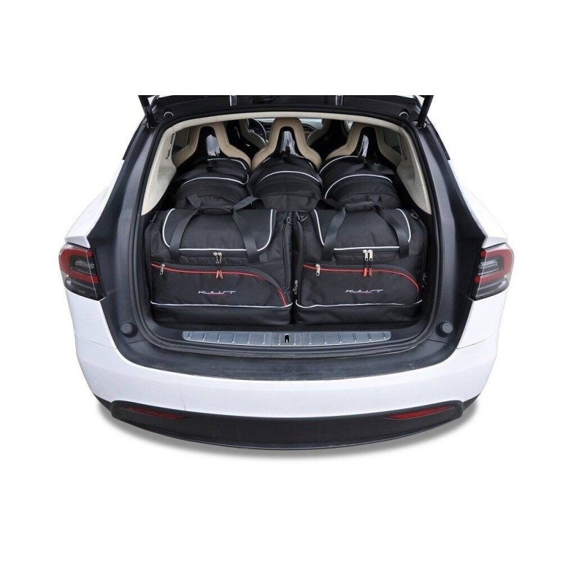 TESLA MODEL X EV 2016+ TORBY DO BAGAŻNIKA 5 SZT TESLA MODEL X EV 2016+ TORBY DO BAGAŻNIKA 5 SZT