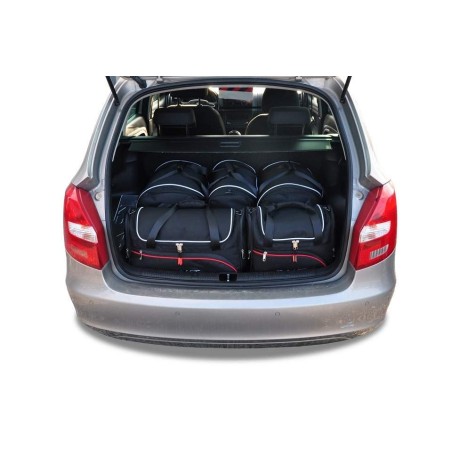 SKODA FABIA KOMBI 2007-2014 TORBY DO BAGAŻNIKA 5 SZT