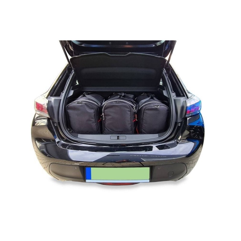 PEUGEOT e-208 HATCHBACK EV 2019+ TORBY DO BAGAŻNIKA 3 SZT PEUGEOT e-208 HATCHBACK EV 2019+ TORBY DO BAGAŻNIKA 3 SZT