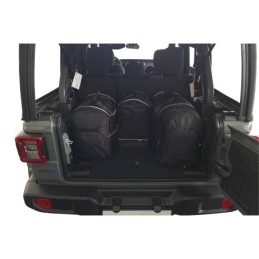 JEEP WRANGLER PHEV 2021+ TORBY DO BAGAŻNIKA 4 SZT