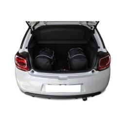 CITROEN DS3 HATCHBACK 2009-2016 TORBY DO BAGAŻNIKA 3 SZT