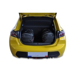 PEUGEOT 208 HATCHBACK 2019+ TORBY DO BAGAŻNIKA 3 SZT