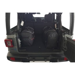 JEEP WRANGLER PHEV 2021+ TORBY DO BAGAŻNIKA 4 SZT