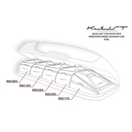 ZESTAW TOREB KJUST 5 SZT DO BOKSU DACHOWEGO MERCEDES-BENZ A0008401200 450L