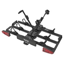 SPINDER TX3 LED uchwyt na hak na 3 rowery SKŁADANY CZARNY