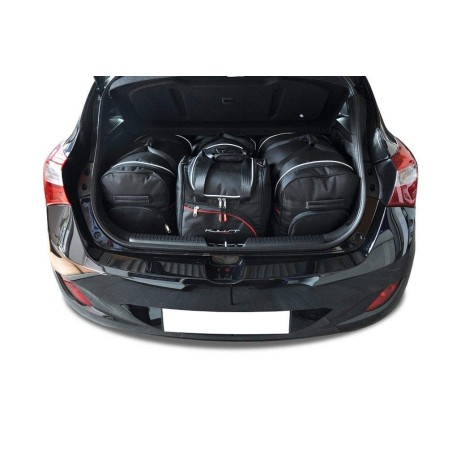 HYUNDAI i30 HATCHBACK 2012-2016 TORBY DO BAGAŻNIKA 4 SZT