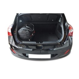 HYUNDAI i30 HATCHBACK 2012-2016 TORBY DO BAGAŻNIKA 4 SZT