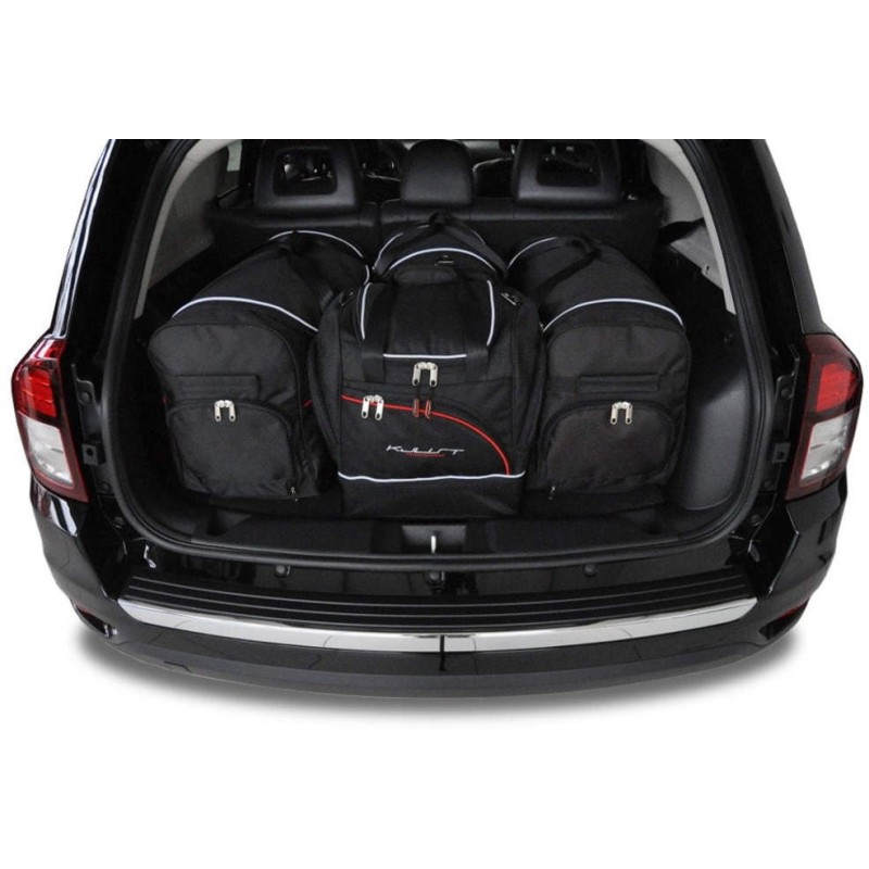 JEEP COMPASS 2007-2015 TORBY DO BAGAŻNIKA 4 SZT JEEP COMPASS 2007-2015 TORBY DO BAGAŻNIKA 4 SZT