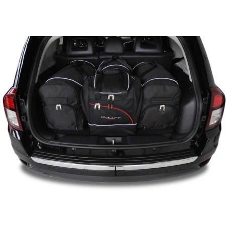 JEEP COMPASS 2007-2015 TORBY DO BAGAŻNIKA 4 SZT