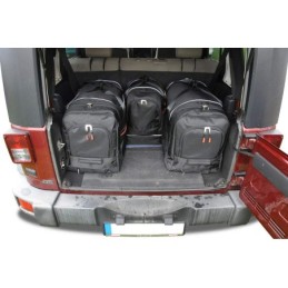 JEEP WRANGLER 2007-2018 TORBY DO BAGAŻNIKA 4 SZT