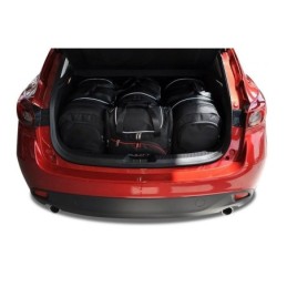 MAZDA 3 HATCHBACK 2013-2018 TORBY DO BAGAŻNIKA 4 SZT