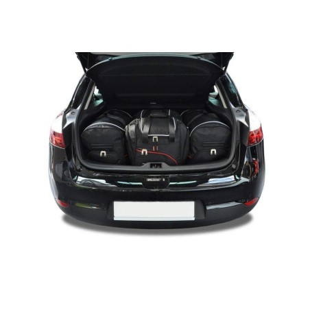 RENAULT MEGANE HATCHBACK 2008-2015 TORBY DO BAGAŻNIKA 4 SZT