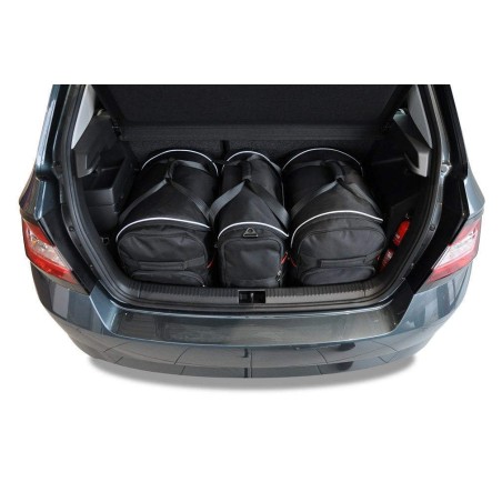 SKODA FABIA HATCHBACK 2014-2021 TORBY DO BAGAŻNIKA 3 SZT