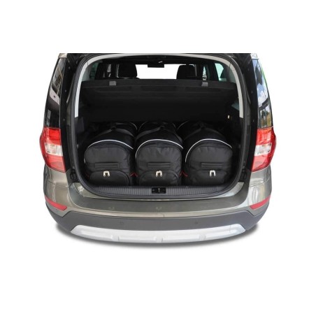 SKODA YETI 2009-2017 TORBY DO BAGAŻNIKA 3 SZT