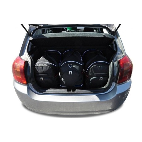 TOYOTA COROLLA HATCHBACK 2001-2009 TORBY DO BAGAŻNIKA 3 SZT
